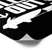 Funny Boat Design for Men Women Bootloipe Poster (Ecke)