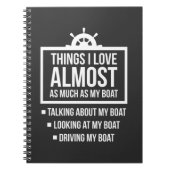 Funny Boat Owner Spaß Bootsführer Notizblock (Vorderseite)