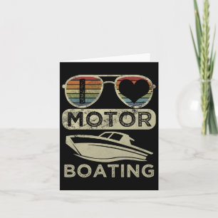 Funny Boater Zitat I Liebe Motorboot Motorbootfahr Karte