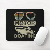 Funny Boater Zitat I Liebe Motorboot Motorbootfahr Mousepad (Mit Mouse)