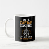 Funny Boating Captain Funny Sailing Jokes Kaffeetasse (Links)