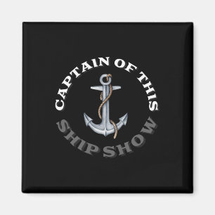 Funny Boating - Kapitän dieser Schiffsshow Magnet