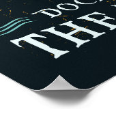 Funny Boating Pun Nautical Sailor Thema Anker Poster (Ecke)