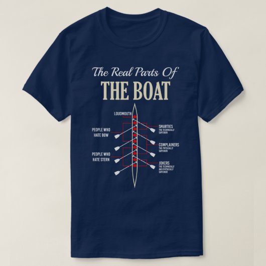 Funny Boating TShirt Rowing Paddling Paddlers Shir (Design vorne)