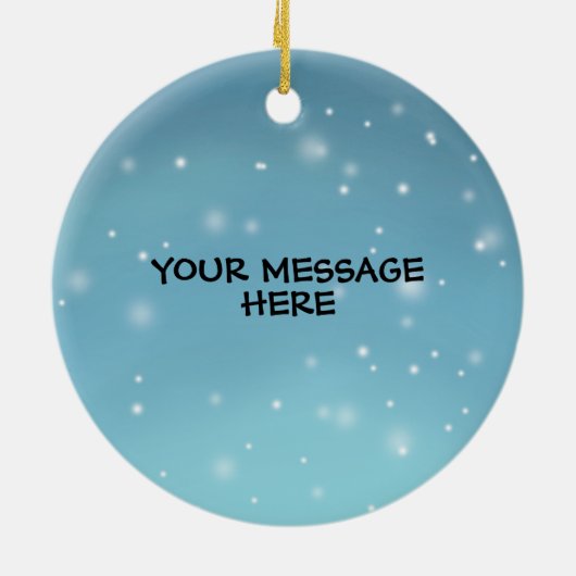 Funny Boba Bubble Tee Keramik Ornament (Hinten)