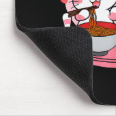 Funny Boba Ramen Cats Kawaii Anime Japan Cute Neko Mousepad (Ecke)
