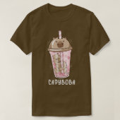 Funny Boba Tea Capybara Bubble Milk Tee Kawaii (Design vorne)