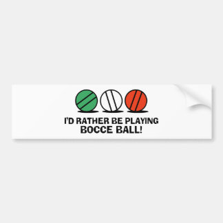 Funny Bocce Ball Autoaufkleber