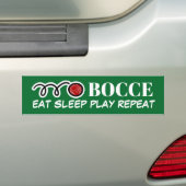 Funny Bocce Ball Autoaufkleber für Boccspieler (Auf Auto)