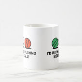 Funny Bocce Ball Kaffeetasse (Mittel)
