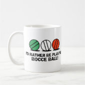 Funny Bocce Ball Kaffeetasse (Links)