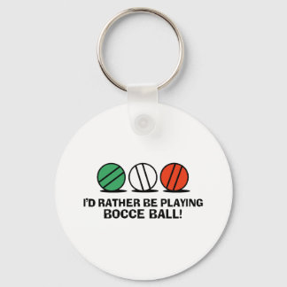Funny Bocce Ball Schlüsselanhänger