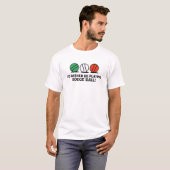 Funny Bocce Ball T-Shirt (Vorne ganz)