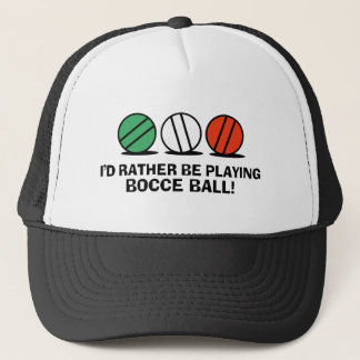 Funny Bocce Ball Truckerkappe