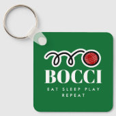 Funny Bocci Ball Schlüsselanhänger Geschenk für Bo (Vorderseite)