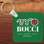 Funny Bocci Ball Schlüsselanhänger Geschenk für Bo (Vorderseite)