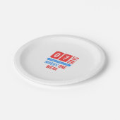 Funny Boccia Sport Zitat Pappteller (Schrägansicht)