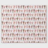 Funny Body Builder Wrapping Paper Geschenkpapier (Flach)