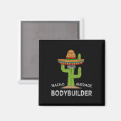 Funny Bodybuilder Bodybuilding Magnet (Vorderseite/Rückseite)