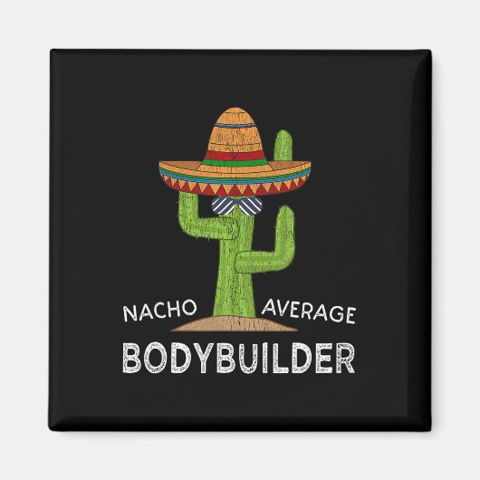 Funny Bodybuilder Bodybuilding Magnet (Vorne)
