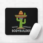 Funny Bodybuilder Bodybuilding Mousepad (Mit Mouse)