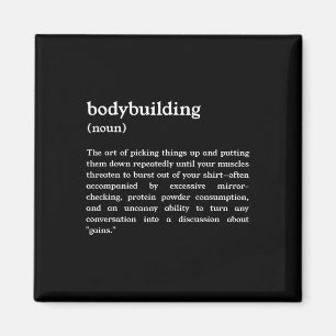 Funny Bodybuilding Definition 1 Magnet