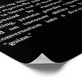 Funny Bodybuilding Definition 1 Poster (Ecke)