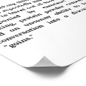 Funny Bodybuilding Definition  Poster (Ecke)