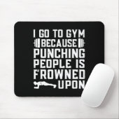 Funny Bodybuilding Gym Zitat Mousepad (Mit Mouse)