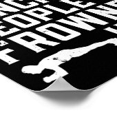 Funny Bodybuilding Gym Zitat Poster (Ecke)