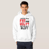 Funny Bodybuilding Hoodie (Vorne ganz)