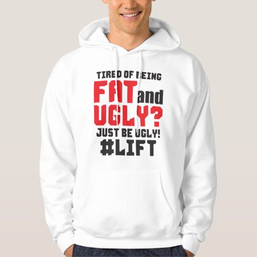 Funny Bodybuilding Hoodie (Vorderseite)