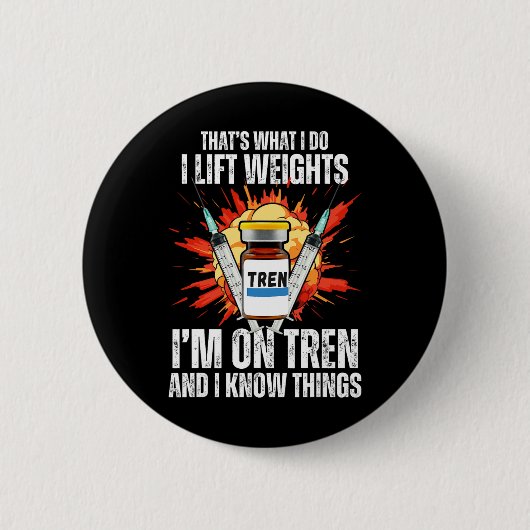 Funny Bodybuilding Quotes Button (Vorderseite)