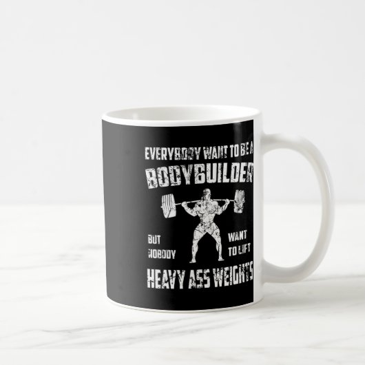 Funny Bodybuilding Shirts. Perfekte Trainingsstell Kaffeetasse (Rechts)