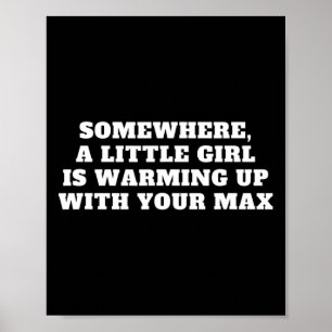 Funny Bodybuilding Sprichwort Gewichtsannahme Zita Poster