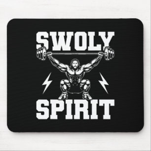 Funny Bodybuilding Swoly Spirit Christlich Faith D Mousepad