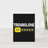 Funny Bodybuilding Trenbolone Tren Trenbo und Ster Karte (Vorderseite)