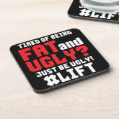 Funny Bodybuilding Untersetzer (Linke Seite)