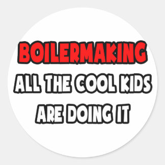 Funny Boilermaker Shirts und Geschenke Runder Aufkleber