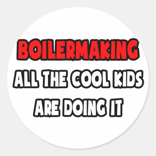Funny Boilermaker Shirts und Geschenke Runder Aufkleber (Vorderseite)