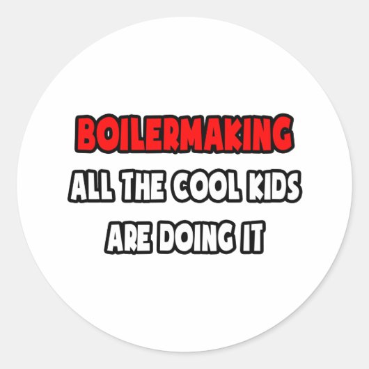Funny Boilermaker Shirts und Geschenke Runder Aufkleber (Vorderseite)