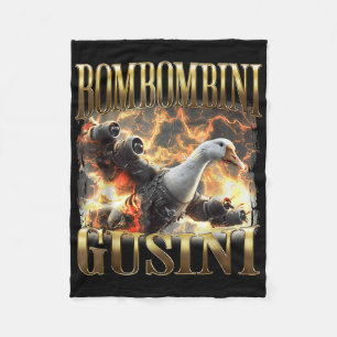 Funny Bombini Guzzini - Italienisch Brainrot Meme Fleecedecke