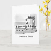 Funny Bon Voyage Spaß Grußkarte Karte (Gelbe Blume)