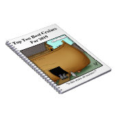 Funny Bon Voyage Spaß Notebook Notizblock (Rechte Seite)