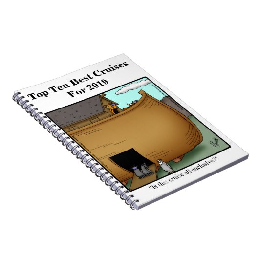 Funny Bon Voyage Spaß Notebook Notizblock (Rechte Seite)