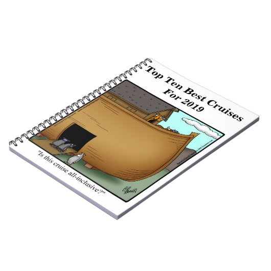 Funny Bon Voyage Spaß Notebook Notizblock (Linke Seite)