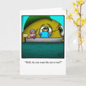 Funny Bon Voyage Vacation Grußkarte Karte (Gelbe Blume)