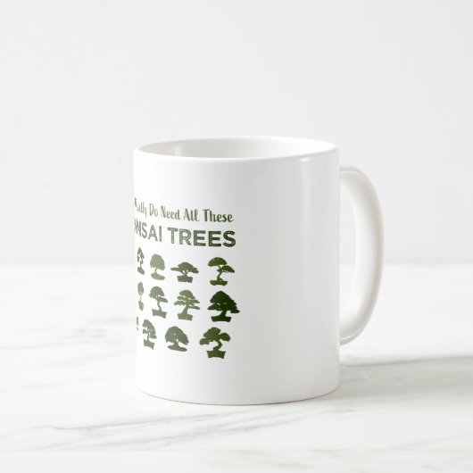 Funny Bonsai Tree Care Penjing Zen Geschenk Kaffeetasse (VorderseiteRechts)