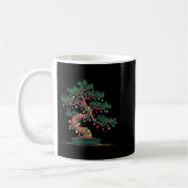 Funny Bonsai Tree Christmas Graphics Lights Lover  Kaffeetasse (Links)