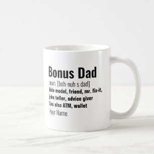 Funny Bonus Vater Definition für Vatertag Kaffeetasse